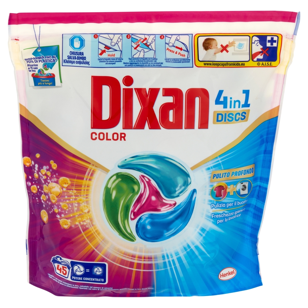 DIXAN Discs Color 45pz (742,5g)